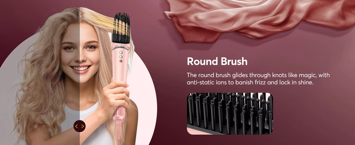 High Speed 5 in 1 Hair Dryer Hot Air Comb Set