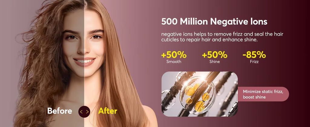 High Speed 5 in 1 Hair Dryer Hot Air Comb Set