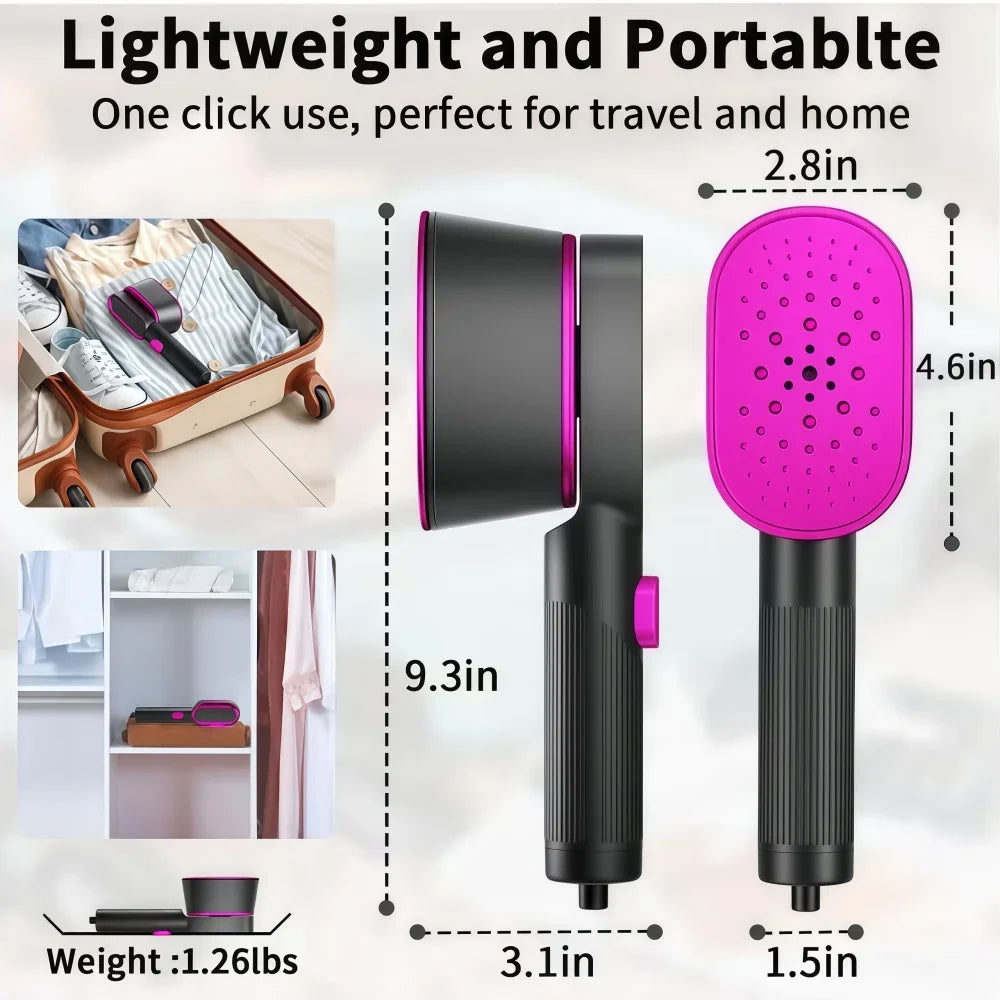 Portable Handheld Garment Steamer, Clothes Travel Steamer & Dry Iron