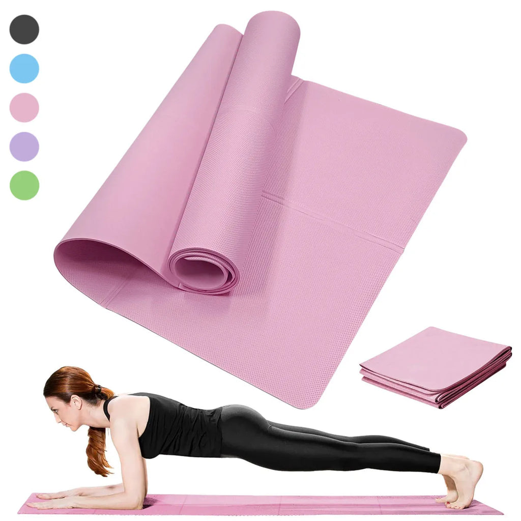 Pink Foldable Yoga Mat