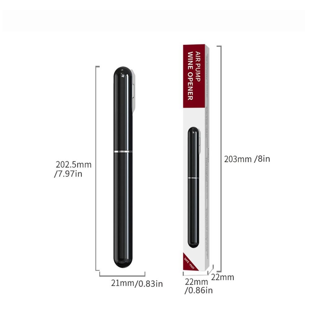 Steel Can Opener Foil Cutter Air Pressure Pump Portable Pin Wine Opener Wine Bottle Opener Wine Corkscrew Wine Remover