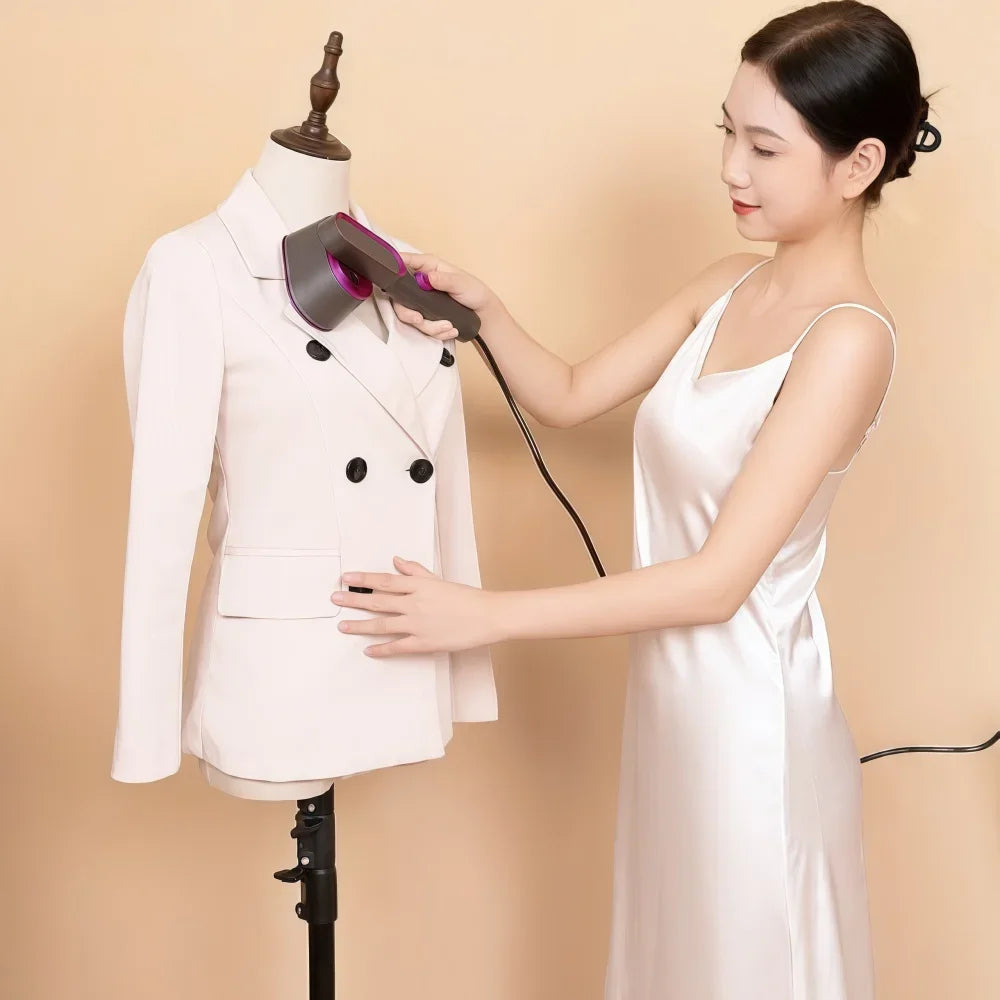 Portable Handheld Garment Steamer, Clothes Travel Steamer & Dry Iron